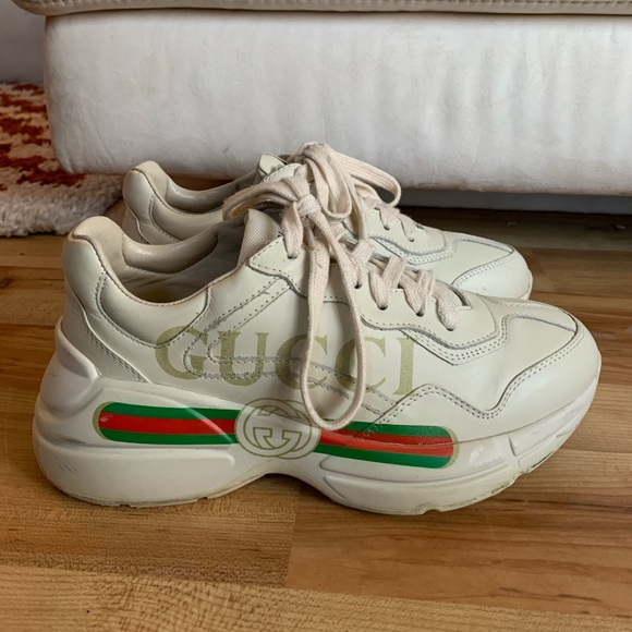 GUCCI Women’s Rhyton Sneaker - Picture 2 of 8